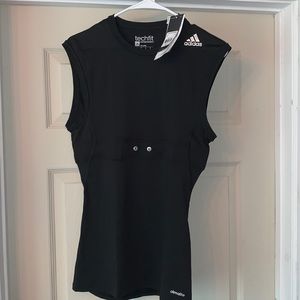 New Adidas Techfit Heart Monitoring Mens Shirt